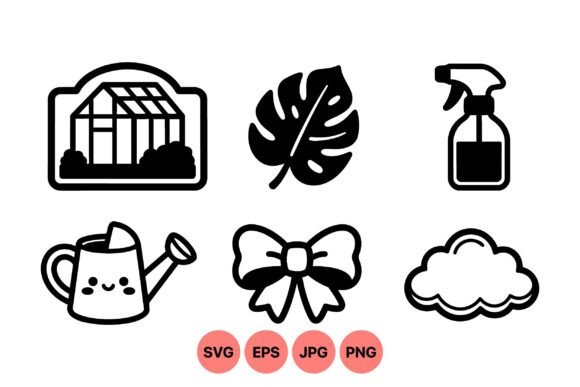 Cute Garden Tool Clipart Set: Playful Illustrations for Bloggers & Content Publishers