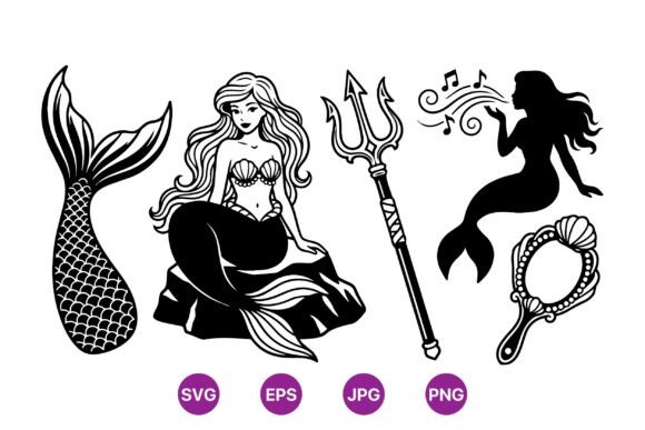 Elegant Mermaid Vector Clipart: A Brand Designer’s Review for Local Business Branding