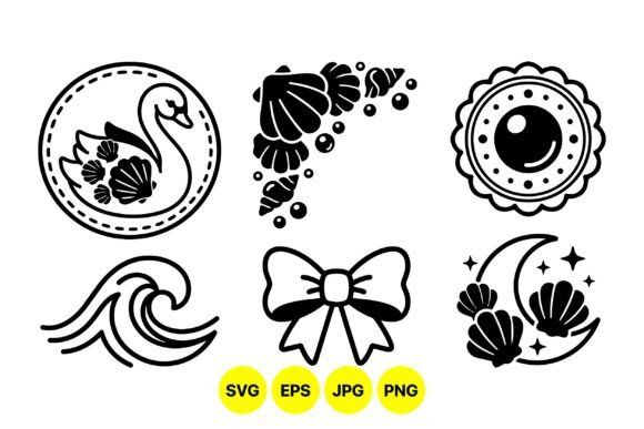 Elegant Nautical Graphics & Illustrations for Coastal Branding