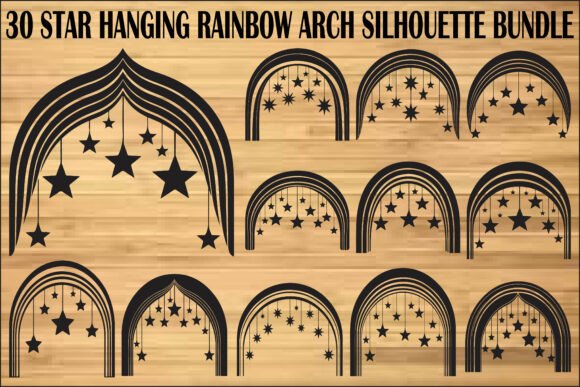 Star Rainbow Arch SVG Bundle: Graphics & Illustrations for Modern Branding