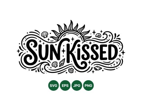 Sunkissed Summer Typography Art